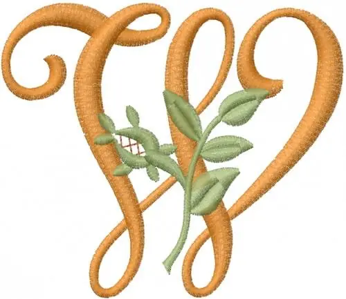 Monogram Alphabet Embroidery Design Low Price