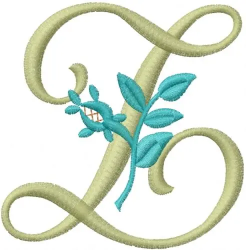 Monogram Alphabet Embroidery Design New Arrival