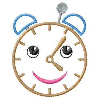 Flash Sale Clock Face Embroidery Design