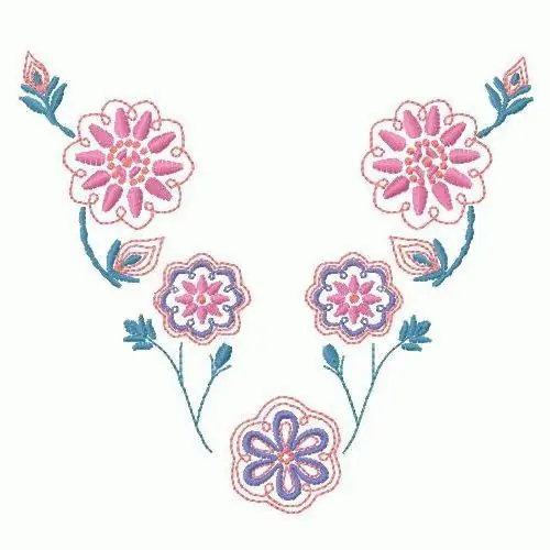 Hot Picks Necklines Embroidery Design