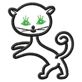 Cat Embroidery Design Professional Grade