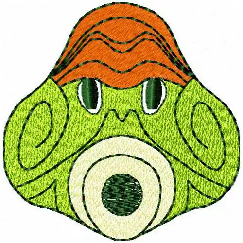 Authentic Etno Mask 4 Embroidery Design
