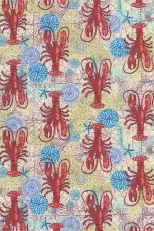 Deep Blue Sea Vintage Lobsters in Sand  with Free $89.99 Bundle Limited Time