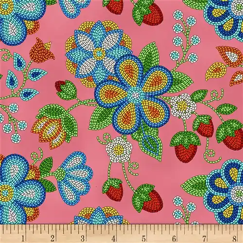 Tucson Beaded Strawberry in Coral with Free $89.99 Bundle Crafted