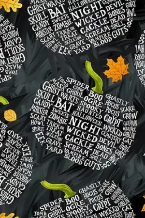 Editor’s Pick Halloween Countdown Pumpkins Word Text Glow in Black with Free $89.99 Bundle