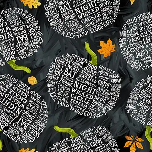 Editor’s Pick Halloween Countdown Pumpkins Word Text Glow in Black with Free $89.99 Bundle