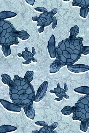 Final Sale Seaside Serenity Sea Turtle in Light Blue with Free $89.99 Bundle