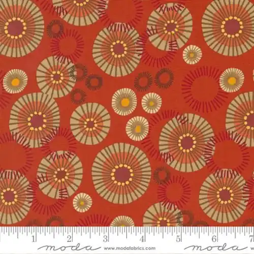 In Demand Forest Frolic Mod Indian Blanket Dots in Copper Orange with Free $89.99 Bundle