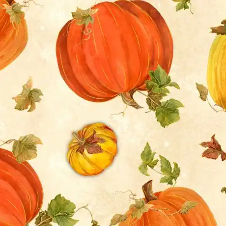 Instant Buy Fall Splendor Tossed Pumpkins in Cream with Free $89.99 Bundle