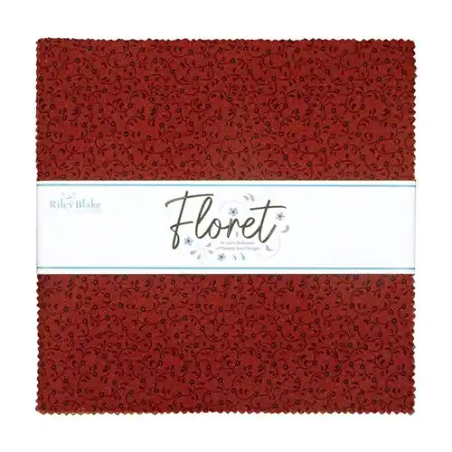 Floret 10" Stacker in Red - RB-10-675-42 with Free $89.99 Bundle Same Day Shipping