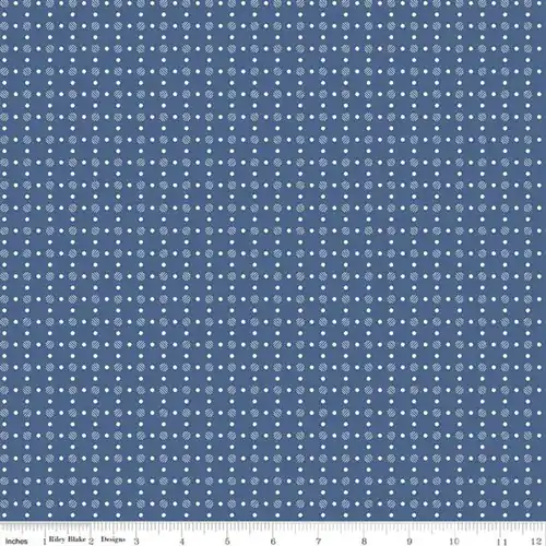 Bee Basics Polka Dot in Denim Blue with Free $89.99 Bundle Price Cut