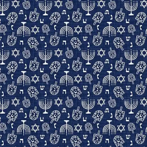 Big Sale Love and Light Dreidel and Menorah in Dark Blue with Free $89.99 Bundle