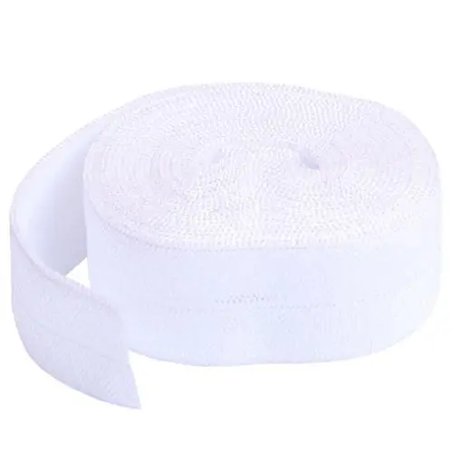 Limited Edition Fold Over Elastic 2yd in White with Free $89.99 Bundle