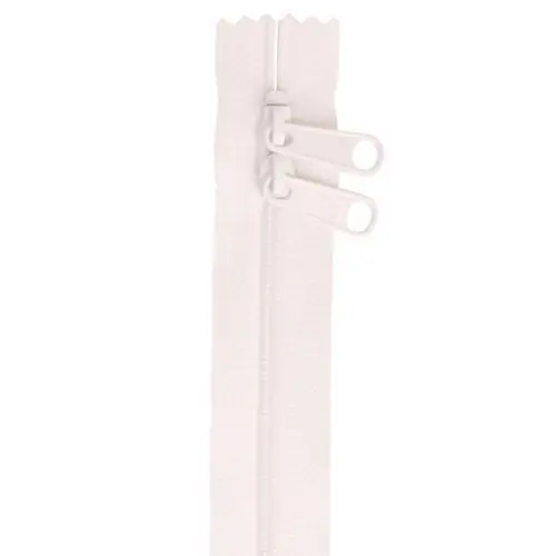 Low Price Double Slide Zipper in White with Free $89.99 Bundle