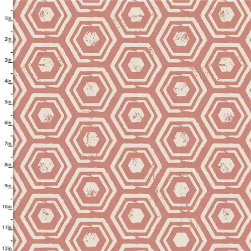 Painted Soul Hexagon Geo on Coral with Free $89.99 Bundle Shop Now