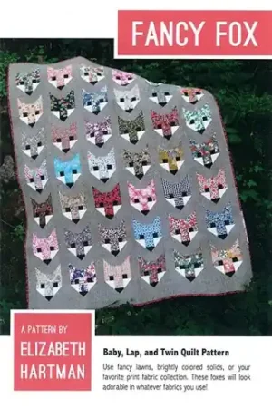 Free Shipping Fancy Fox Quilting Pattern with Free $89.99 Bundle