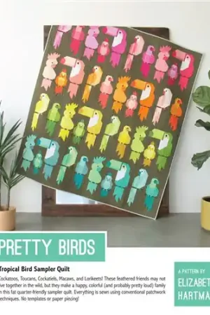 Reduced Price Pretty Birds Quilt Pattern Tropical Bird Sampler with Free $89.99 Bundle