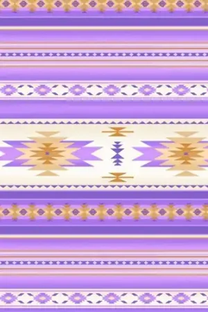 Final Sale Tucson Aztec Southwestern Native American Stripe in Lavender with Free $89.99 Bundle
