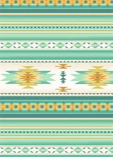 Mega Sale Tucson Aztec Southwestern Native American Stripe in Mint Green with Free $89.99 Bundle