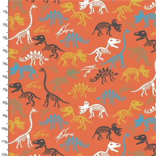 High Quality Totally Roarsome Dinos Skeleton Scatter in Orange with Free $89.99 Bundle