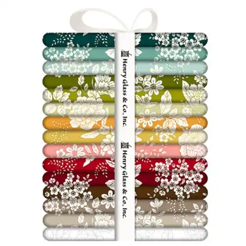 Affordable Tranquility Fat Quarter Bundle 18”X21” 15 pcs with Free $89.99 Bundle