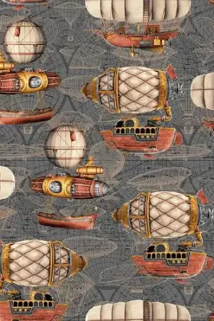 Time Travel Airships in Gray with Free $89.99 Bundle Free Shipping