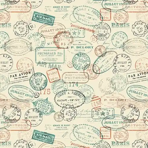 Trusted Brand Time Travel Postal Stamps in Ivory Cream with Free $89.99 Bundle