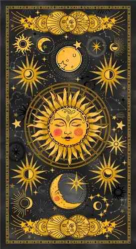 Free Returns Celestial Galaxy Panel 24" X 44" in Black with Free $89.99 Bundle