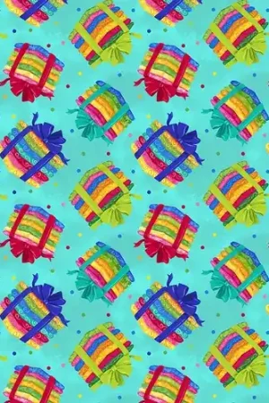 Best Seller Quilter's Haven Tossed Fabric Bundles in Turquoise with Free $89.99 Bundle