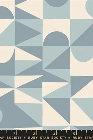 Floradora Blocks Geometric Patchwork in Sky Blue with Free $89.99 Bundle Same Day Shipping