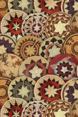 Direct From Factory Navajo Wedding Baskets in Multi with Free $89.99 Bundle