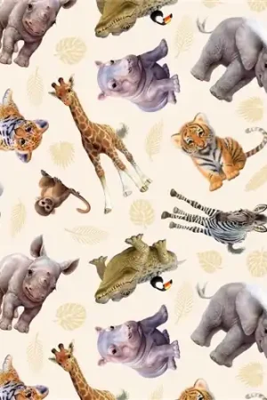 Brand New Whose Nose & Toes Baby Animals Safari in Beige with Free $89.99 Bundle
