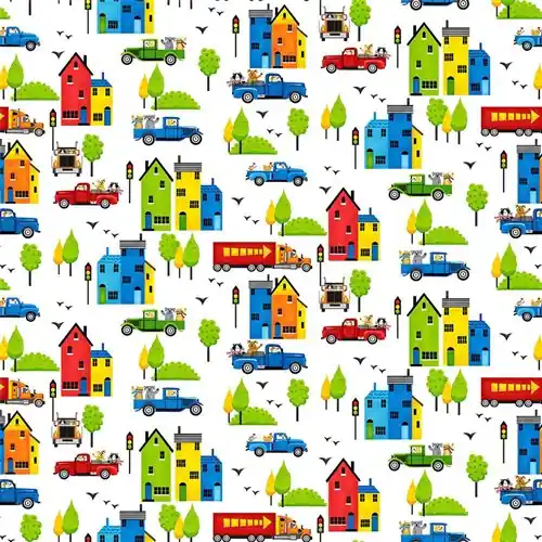 Holiday Sale Go-Go Town Trucks Animals in White with Free $89.99 Bundle