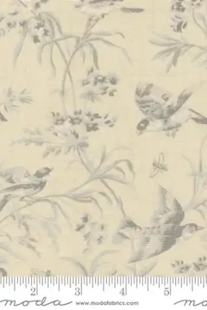 Antoinette Aviary De Trianon Florals Birds Butterflies in Pearl Roche Beige with Free $89.99 Bundle Premium