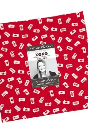 Express Delivery XOXO Hearts Love Valentine's Day Layer Cake 10”X10” 42 pcs with Free $89.99 Bundle