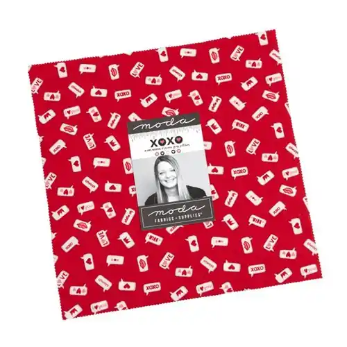 Express Delivery XOXO Hearts Love Valentine's Day Layer Cake 10”X10” 42 pcs with Free $89.99 Bundle