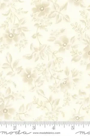 Cascade Delicate Blossoms Florals in Cloud Cream with Free $89.99 Bundle Premium