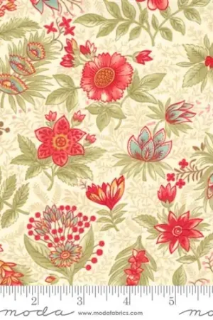 Collections for a Cause: Etchings Joyful Jacobean Florals in Parchment Cream with Free $89.99 Bundle Direct From Manufacturer