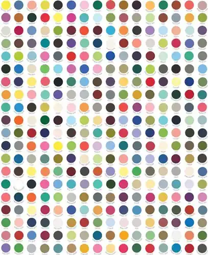 Big Sale Color Wheel - All Moda Colors - My Favorite Color is Moda Dots in Multi with Free $89.99 Bundle