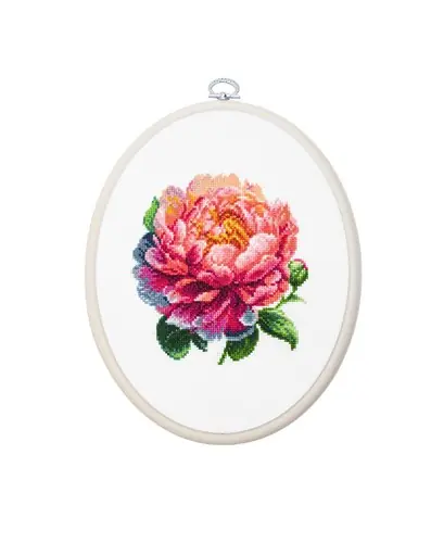 Luxury Peony Counted Cross-Stitch Kit