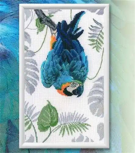 Macaw Counted Cross Stitch Kit Price Drop