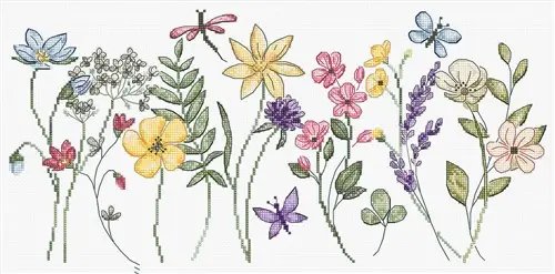 Order Now Summer Bloom Cross Stitch Kit