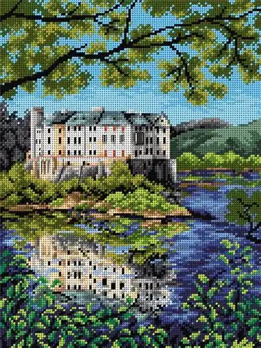 Authentic Castle Orlik Needlepoint Canvas For Halfstitch W/O Yarn