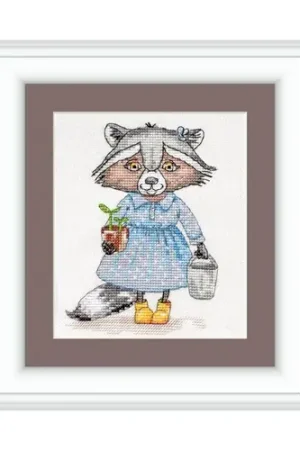 Hot Deal Gardener Cross-Stitch Kit