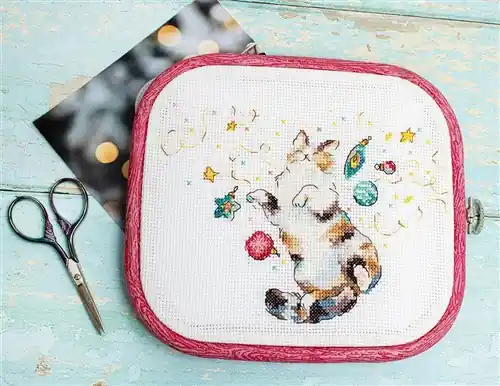 Bulk Order Cat's Happiness Cross Stitch Kit