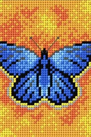 Don’t Miss Out Peacock Butterfly Needlepoint Canvas For Halfstitch W/O Yarn