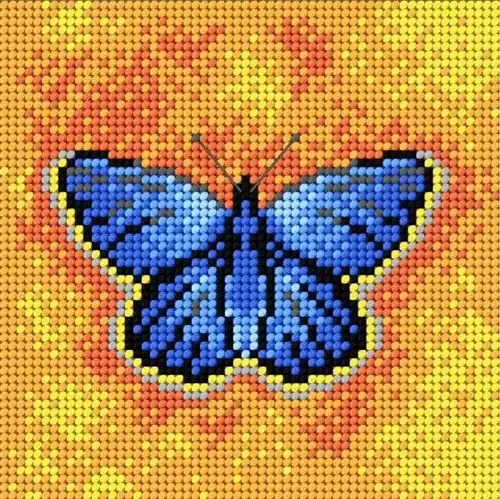 Don’t Miss Out Peacock Butterfly Needlepoint Canvas For Halfstitch W/O Yarn