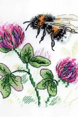 Bee Cross Stitch On Clothes Kit Best Price