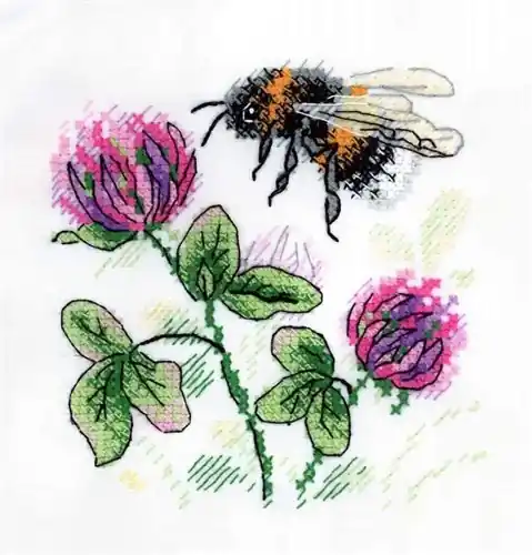 Bee Cross Stitch On Clothes Kit Best Price