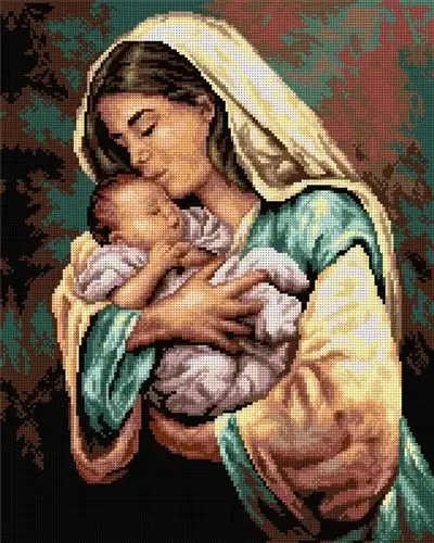 The Greatest Love Needlepoint Canvas For Halfstitch W/O Yarn Time-Limited